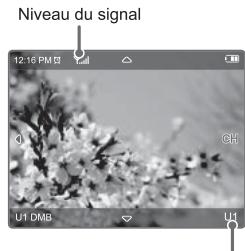 IRIVER B20 - Pendant que vous regardez le service DMB ou écoutez le service DAB - 1