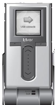 IRIVER H10 - Branchement de la station d'accueil - Connexion du PC - 1