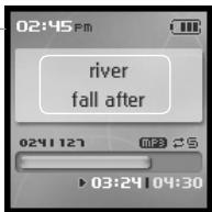 IRIVER H10 - Lecture de la plage precedente/suivante - 1