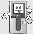 IRIVER H10 - Evitez le contact avec l'eau et d'autres liquides. - 1