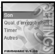 IRIVER H10 - Saisie du sous-menu - 2