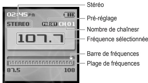 IRIVER H10 - + I Écran radio FM - 1