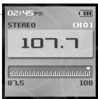 IRIVER H10 - Écoute de la radio FM - 4