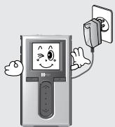 IRIVER H10 - Branchez fermement I'adaptateur à la prise de courant murale. - 1