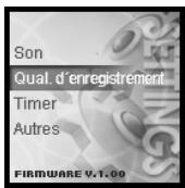 IRIVER H10 - Configuration du Menu - 3