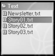 IRIVER H10 - Visonnement du fichier texte - 6