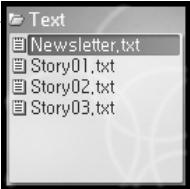 IRIVER H10 - Visonnement du fichier texte - 4