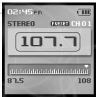 IRIVER H10 - Écoute de la radio FM - 2
