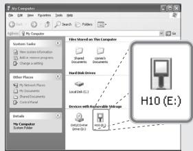 IRIVER H10 - Branchement du PC - Branchement du cable - 9
