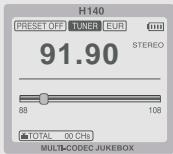 IRIVER H140 - Utilisation du TUNER FM - 4