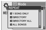 IRIVER H140 - Mode (mode playback) - 1