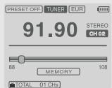 IRIVER H140 - Selection de la frequency - 29