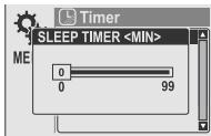 IRIVER H140 - TIMER (réglage de la mise hors tension automatique) - 1