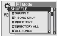 IRIVER H140 - Mode (mode playback) - 2