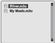 IRIVER H140 - Comment utiliser la playlist WINAMP - 3