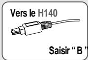 IRIVER H140 - Pour brancher le H140 sur le PC HOTE - 4