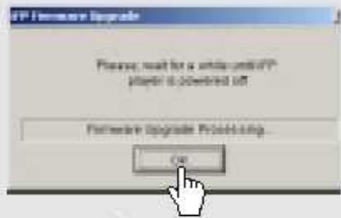 IRIVER IFP-300 - La fentre cl dessous s'affiche et la mise a jour est encours. Cliquez sur OK apree que le lecteur soit enint - 3