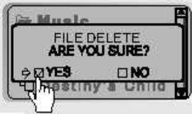 IRIVER IFP-300 - SUPPRESSION DE FICHERS DU LECTEUR - 7