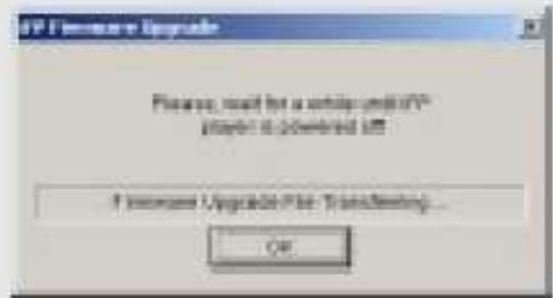 IRIVER IFP-300 - La fentre cl dessous s'affiche et la mise a jour est encours. Cliquez sur OK apree que le lecteur soit enint - 1