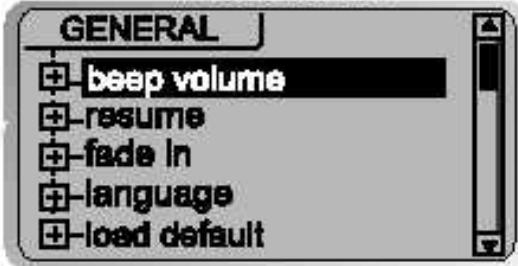 IRIVER IFP-300 - Du menu principal au sous-menu - 3