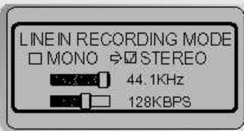 IRIVER IFP-300 - LINE-IN RECORDING MODE - 1