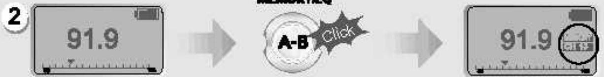 IRIVER IFP-300 - Fonction Memory (Enregistrement de canaux) - 1