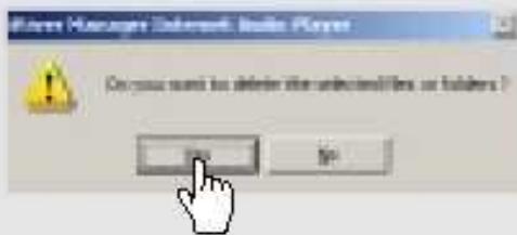 IRIVER IFP-300 - 3) Suppression de douls ou fichtiers du lecteur - 3