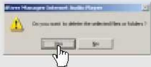 IRIVER IFP-300 - Suppression de dosailles ou fichiers du PC - 3