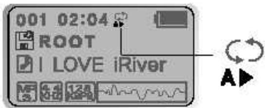 IRIVER IFP-300 - Lecture repeteedun Interva selectionne - 1