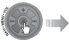IRIVER IFP-800 - Bouton navi/menu - 1