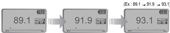 IRIVER IFP-800 - Mode PREREGLAGE - 1