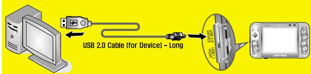 IRIVER PMP-100 - Disque dur portable avec USB 2.0 et USB hôte. - 1