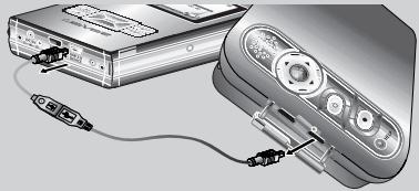 IRIVER PMP-100 - Retirer le lecteur d'un péripérisque externe. - 1