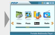 IRIVER PMP-100 - Lecture d'un fichier video - 4