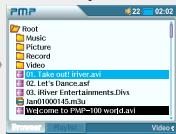 IRIVER PMP-100 - Lecture d'un fichier video - 1