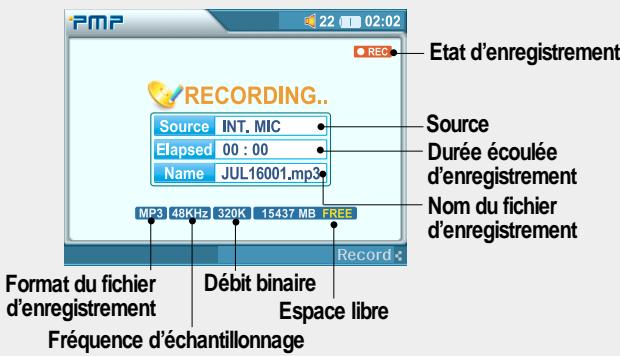 IRIVER PMP-100 - Mode d'enregistrement - 1