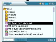 IRIVER PMP-100 - Selectionner la fonction - 4