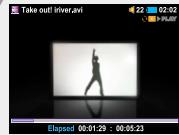 IRIVER PMP-100 - Lecture de fichiers video - 7