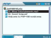 IRIVER PMP-100 - Utilisation de playlists - 6