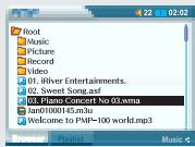 IRIVER PMP-100 - Utilisation de playlists - 4
