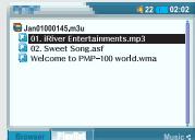 IRIVER PMP-100 - Ajouter des Playlists - 10