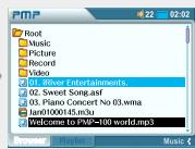 IRIVER PMP-100 - Lecture élémentaire - 7