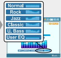 IRIVER PMP-100 - Changer I'EQ du son - 2