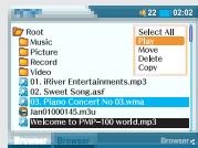 IRIVER PMP-100 - Recherche d'un Fichier/Dossier (Navigateur) - 10