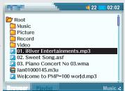 IRIVER PMP-100 - Lire un fichier/dossier directement - 4