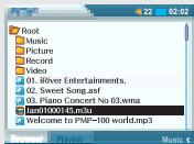 IRIVER PMP-100 - Ajouter des Playlists - 4