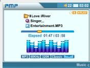 IRIVER PMP-100 - Lecture des fichiers musique - 8