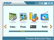 IRIVER PMP-100 - Quitter la lecture d'un fichier video - 4