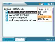 IRIVER PMP-100 - Utilisation de playlists - 10