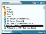 IRIVER PMP-100 - Utilisation de playlists - 5